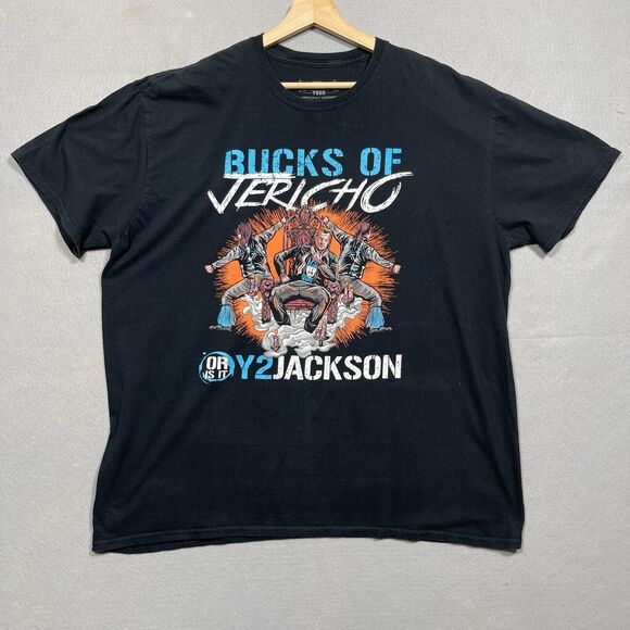 Pro Wrestling Other - Pro Wrestling Shirt Tees 2XL Black WWE WWF Bucks Of Jericho AEW